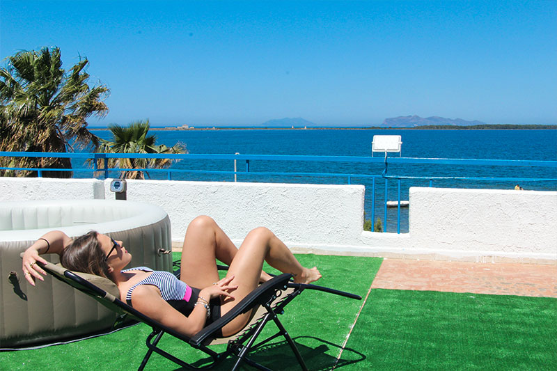 Zona solarium - Hotel Relais dello Stagnone a Marsala (Trapani)